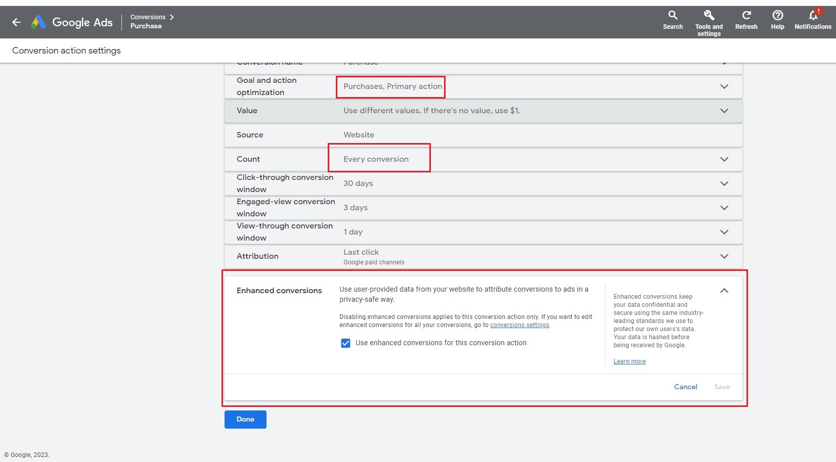 Google Ads Enhanced Conversions Setup